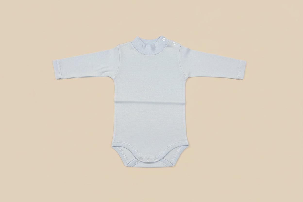 L/S MOCK TURLTE BODYSUIT Babidu