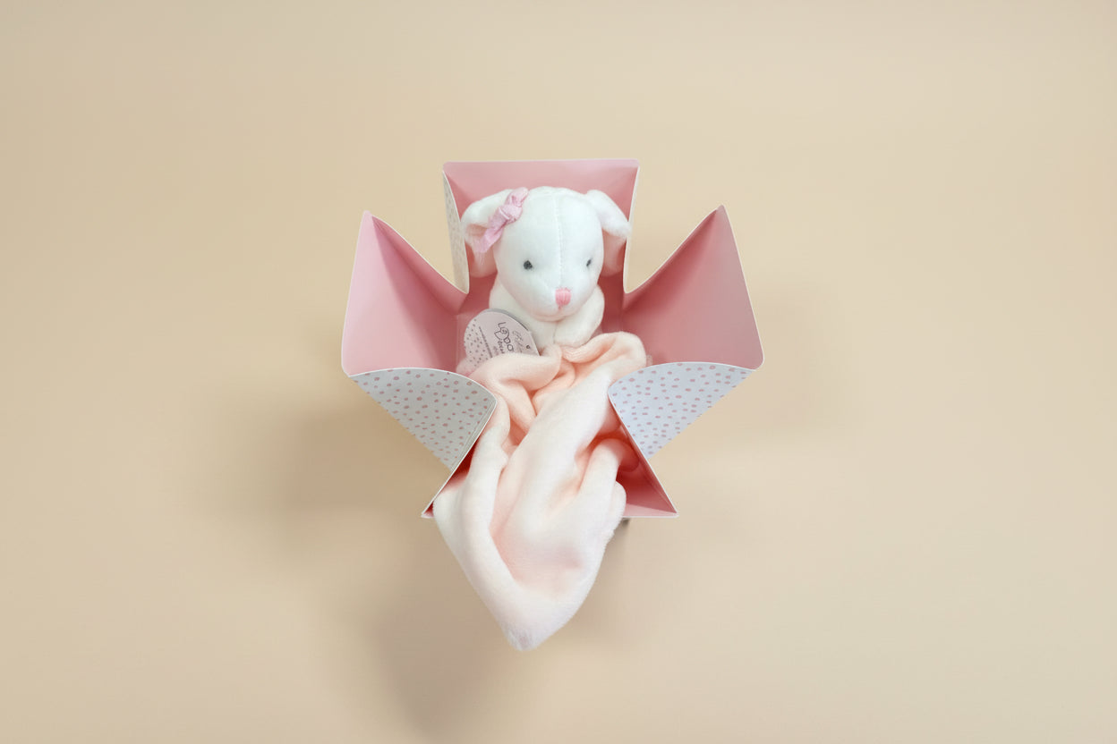 Doudou Lapin Fleur