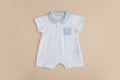 Shortie wit met blauw - Baby Gi