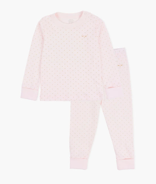 2 delige set - Livly roze met goud