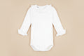 L/S EYELET COLLAR BODYSUIT