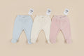 FOOTED VELOUR PANTS