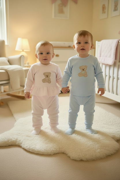 Baby Gi - pyjama 2 kleuren beer