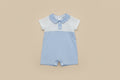 Shortie wit-blauw