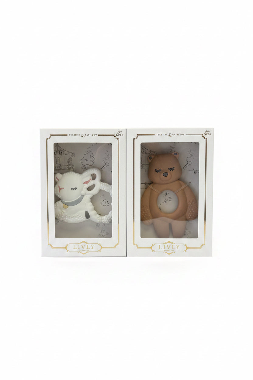 Livly teether & bath toy - bijtring