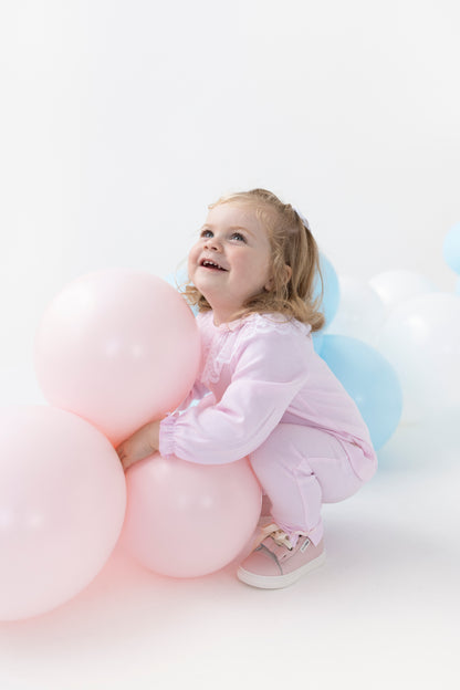 2 delige set roze