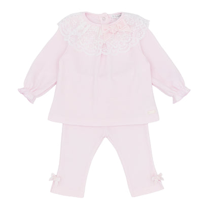 2 delige set roze
