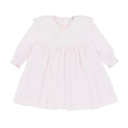 Roze jurkje met kraag