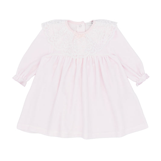 Roze jurkje met kraag