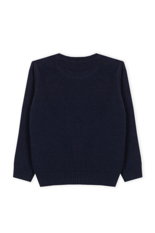 Trui donker blauw