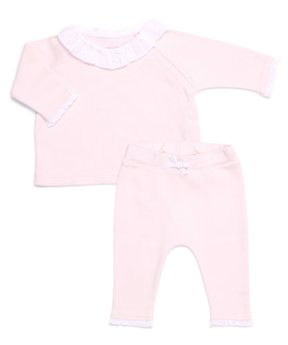 Poetree 2 delig - Boxpakje babyset zacht roze