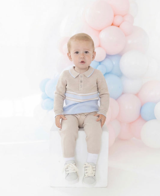 Bluesbaby - 2 delige set beige