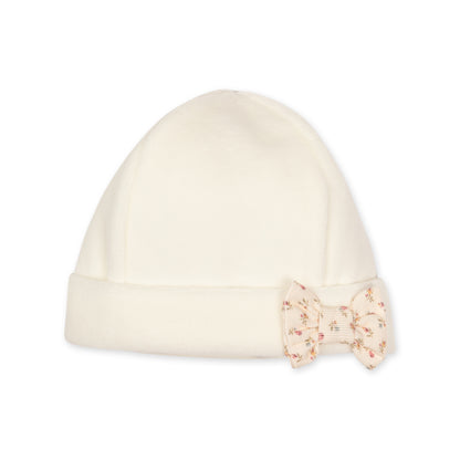 Baby Gi boxpakje - velours flower inclusief muts