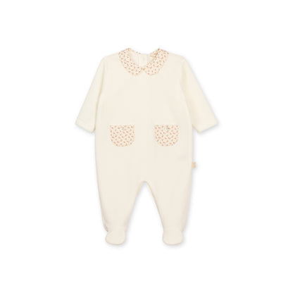 Baby Gi boxpakje - velours flower inclusief muts