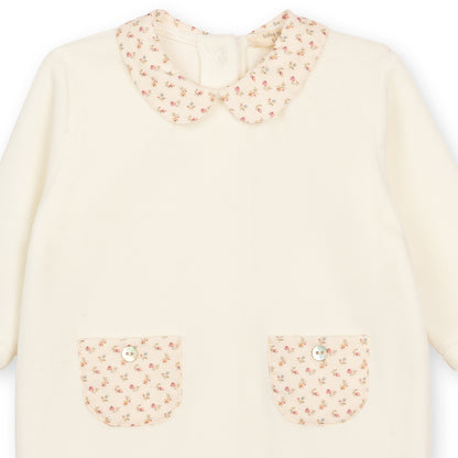 Baby Gi boxpakje - velours flower inclusief muts