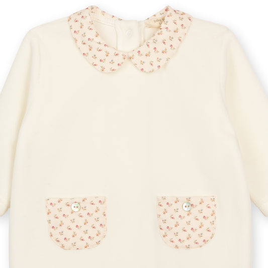 Boxpakje - velours flower inclusief muts
