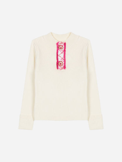 Patachou exclusive - Tweed set met handtas en diadeem