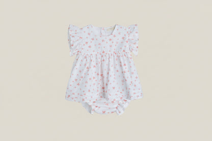 Jurkje met bloomer flower - Baby Gi