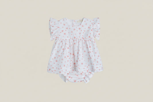 Jurkje met bloomer flower - Baby Gi