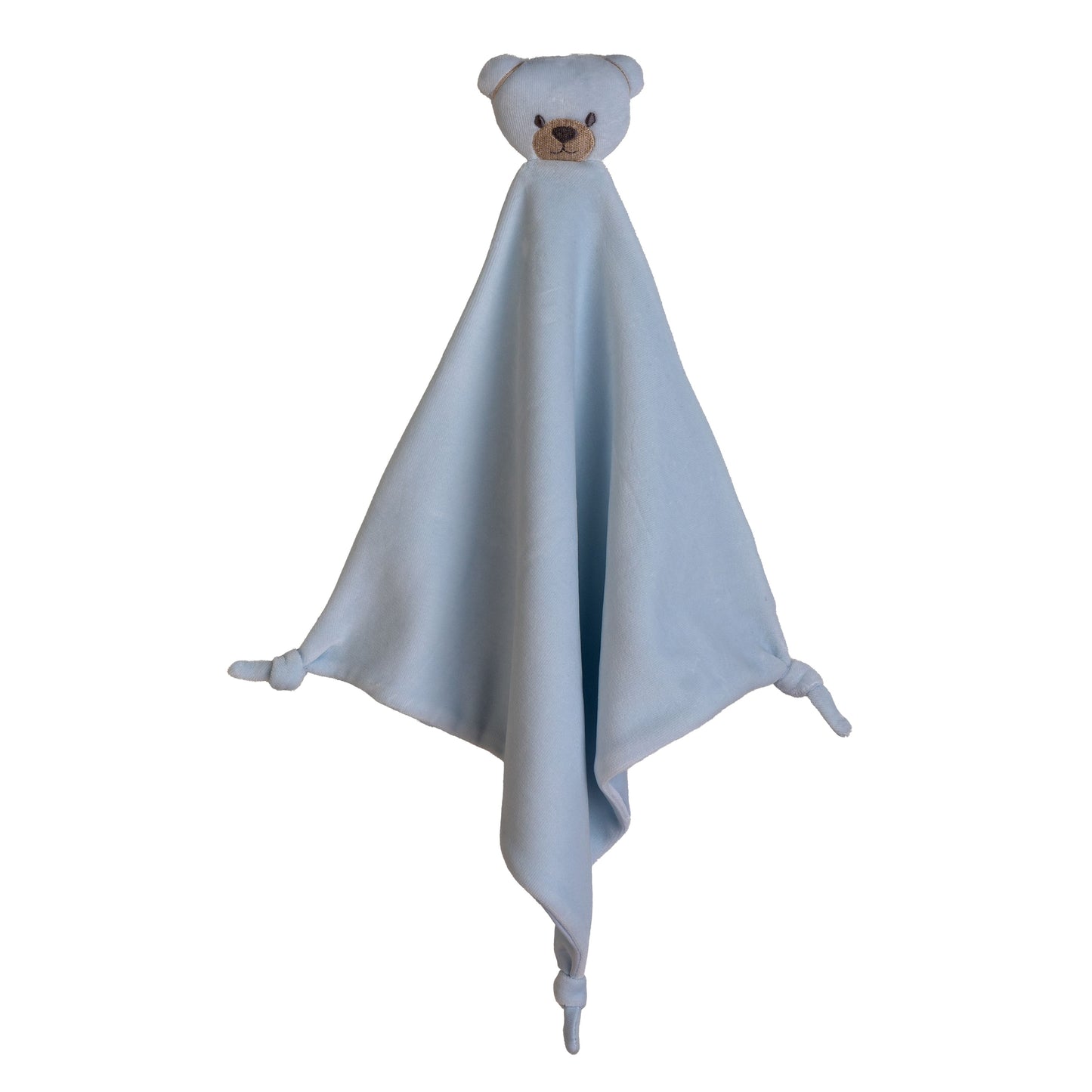 Knuffeldoekje beertje wit, blauw of roze - Baby Gi