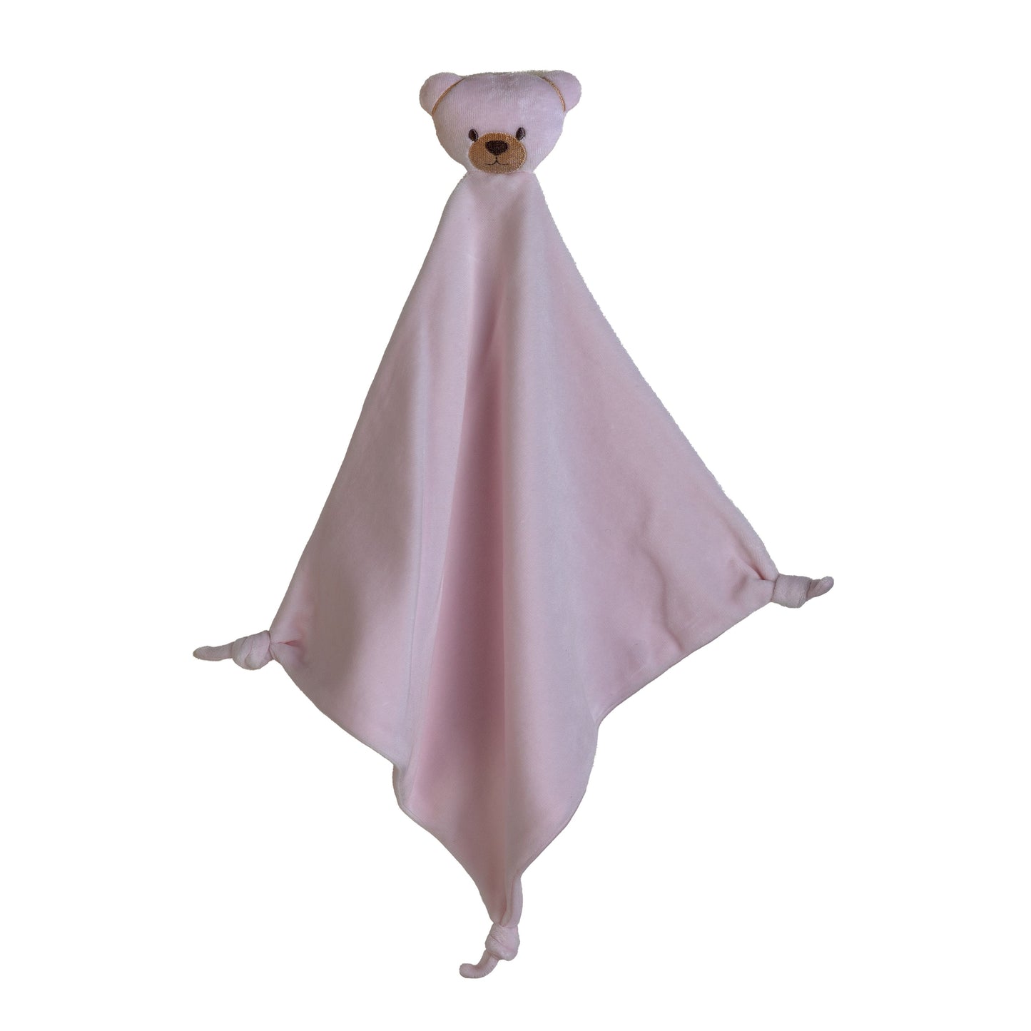Knuffeldoekje beertje wit, blauw of roze - Baby Gi