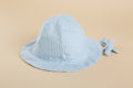 Hoedje wit met blauw - Baby Gi