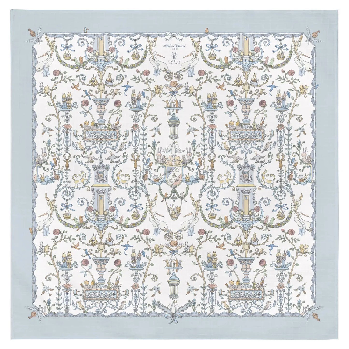 Carré - Toile de Jouy Blue – Atelier Choux & Caitlin Wilson
